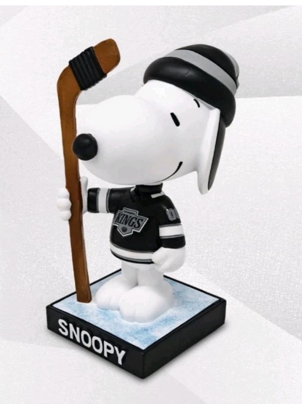 🟣 BOGO! NIB! Snoopy LA Kings Hockey Bobblehead